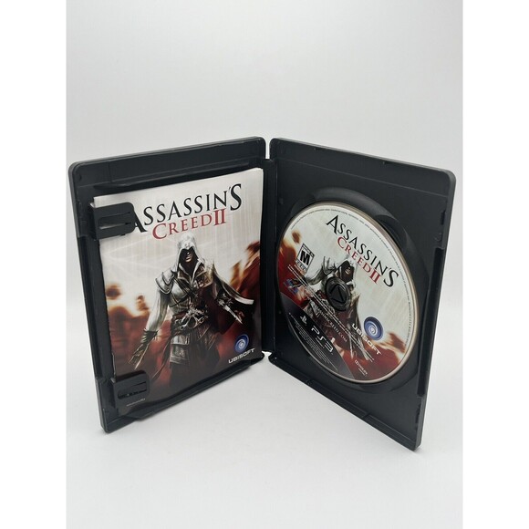 PS3 Assassin's Creed II 2  PlayStation 3 CIB Complete In Box 2009 Used - Tested - Picture 4 of 6